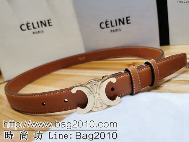 CELINE皮帶 賽琳女士腰帶 賽琳小牛皮可調節皮帶  jjp1010